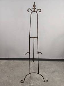 lot 93 image: Bronze Colored Floor Easel D