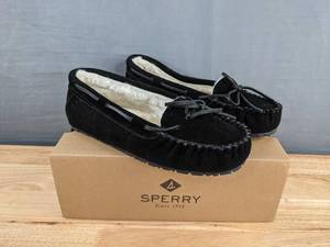 lot 67A image: Sperry Junior Trapper Womens Size 9 Shoes - Black   N