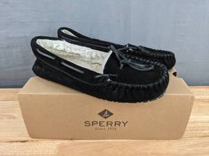 lot 96A image: Sperry Womens Size 9 Shoes - Black   N