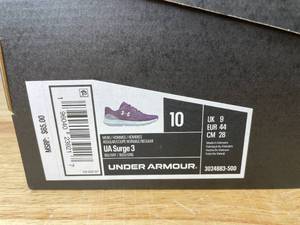 lot 43A image: Brand New Under Armour UA Surge 3 Blue Athletic Shoes Mens 10 X
