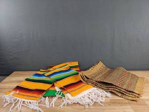 lot 112 image: Textiles Collection- Textilia S.A. Yellow Runners and Textile Placemats K