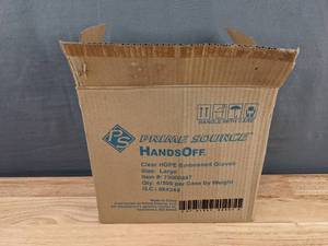 lot 137 image: Prime Source Hands Off - Large Embossed Gloves K