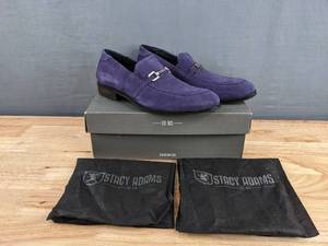 lot 57 image: Stacy Adams Gulliver Mens Size 12 Shoes - Purple  K
