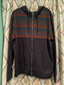 lot 478 image: New Mossimo Supply Co Hooded Zip Up Size LG P