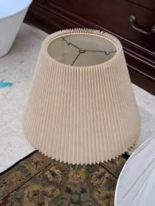 lot 920 image: Taper Lamp Shade 13-12x18-12