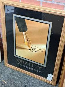 lot 937 image: Wall Art - Quality , Wood Frame