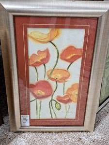 lot 1000 image: Art - Floral by Novak Signed , FramedSingle Matte