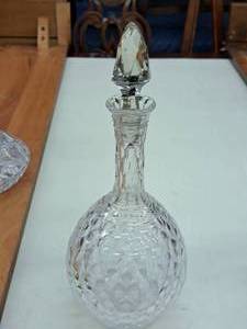lot 1041 image: Glass Decanter with Stopper 12