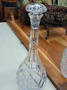 lot 1042 image: Glass Decanter with Stopper 13