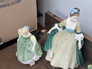 lot 1063 image: Lot of (2) Ladies theme Figurines