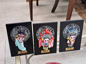 lot 1112 image: Lot of (3) Asian theme Art Work