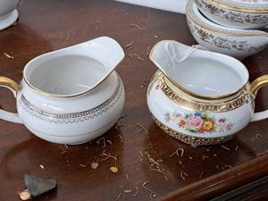lot 1143 image: Lot of (2) Noritake China Creamers