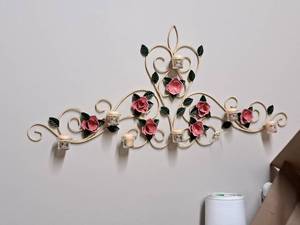 lot 1198 image: Wall Mount Candleholder
