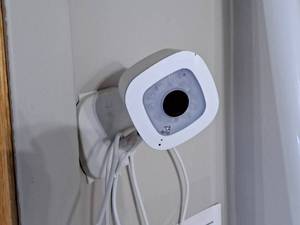 lot 1619 image: Lot of (2) ADT Security Cameras