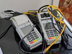 lot 1617 image: Lot of (2) Credit Card POS Machines