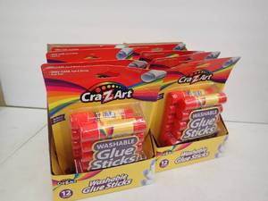 96 - Glue Sticks  Cra Z Art Washable Glue Sticks Crafts  Great Classroom Donation