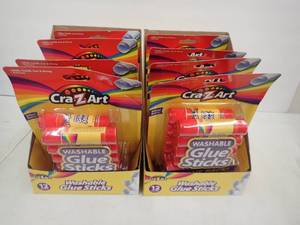 96 - Glue Sticks  Cra Z Art Washable Glue Sticks Crafts  Great Classroom Donation