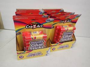 96 - Glue Sticks  Cra Z Art Washable Glue Sticks Crafts  Great Classroom Donation