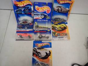 Hot Wheels 7 Cars  Stocking Stuffer or simply for the Car Enthusiast, Young or Old