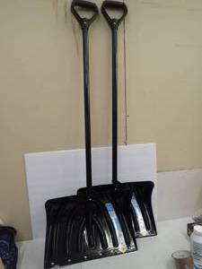 2 Shovels - Suncast 18 Combo Snow Shovel  & Pusher. Made in the USA