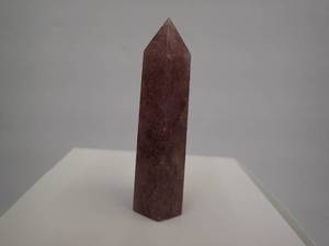 Red Lepidocrocite Quartz Obelisk 3 High
