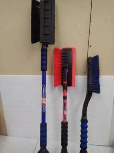Ice Scrapers & Brushes  - 3 sizes - 2 that extend