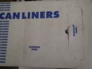 Trash Can Liners 1 Case - 33 Gallon, 250Case  33x39  .65mil  Clear