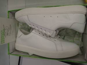 SAM EDELMAN White LEATHER Casual Shoes - Womens Size 9M