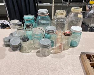 lot 1011 image: Assorted Vintage Jars