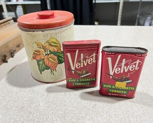lot 1026 image: Pipe Tobacco Tins