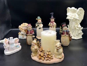 lot 377 image: Holiday Decor Figurines