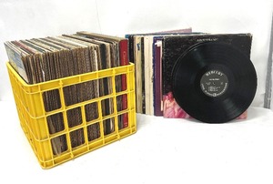 lot 294 image: Crate and Box of Records