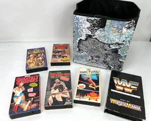 lot 232 image: WWF Vintage VHS Tapes