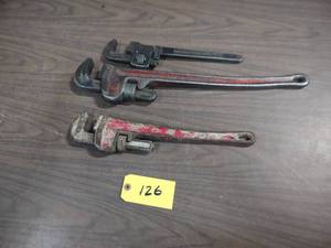 (3) Pipe Wrenches...