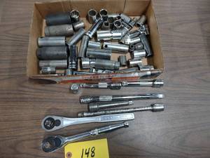 12 Ratchets, Extensions & Sockets...