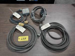 (4) Assorted Extension Cords...