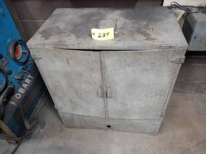 Cabinet with Assorted Welding Rods,...