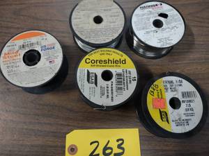 (5) Assorted Spool Gun Welding Wire...
