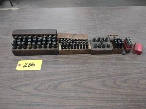 Assorted Letter & Number Stamps...