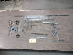 Assorted Squares, Rulers, & Misc....