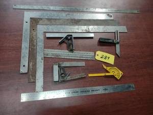 Assorted Squares, Rulers, & Misc....