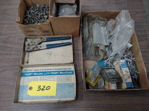 Rivet Gun & Assorted Rivets...