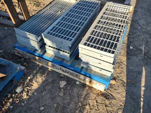 (17) 36x12 Galvanized Stair Tread...