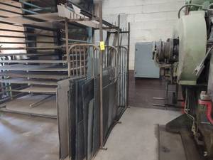 Stock Rack with Contents, 84x25x9...