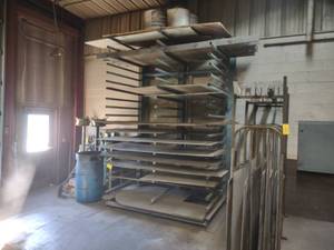 Stock Rack with Contents, 94x57x1...