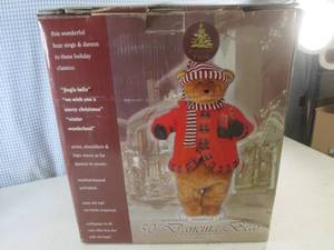 lot 213 image: (CS) 50 Animated, Musical  Pull-Up Dancing Bear - Preowned - Untested - As-Is