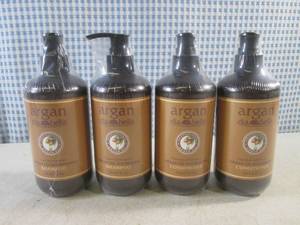 lot 231 image: (EC1) 4 Pump Bottles of Argan Dia Bella 2 Shampoo and 2 Conditioner 10.1oz Bottles