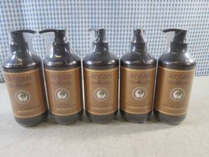 lot 232 image: (EC1) 5 Pump Bottles of Argan Dia Bella 2 Shampoo and 3 Conditioner 10.1oz Bottles