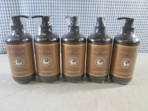 lot 233 image: (EC1) 5 Pump Bottles of Argan Dia Bella 2 Shampoo and 3 Conditioner 10.1oz Bottles