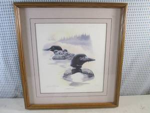 lot 253 image: (FS) Framed Signed and Numbered George Ostroushko Print A Minnesota Legacy 80300 - 18 x 19
